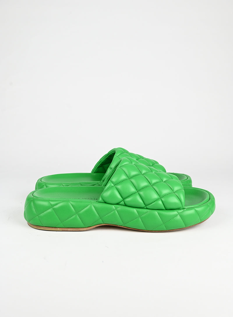 Bottega Veneta Sandali in pelle verde - N. 39