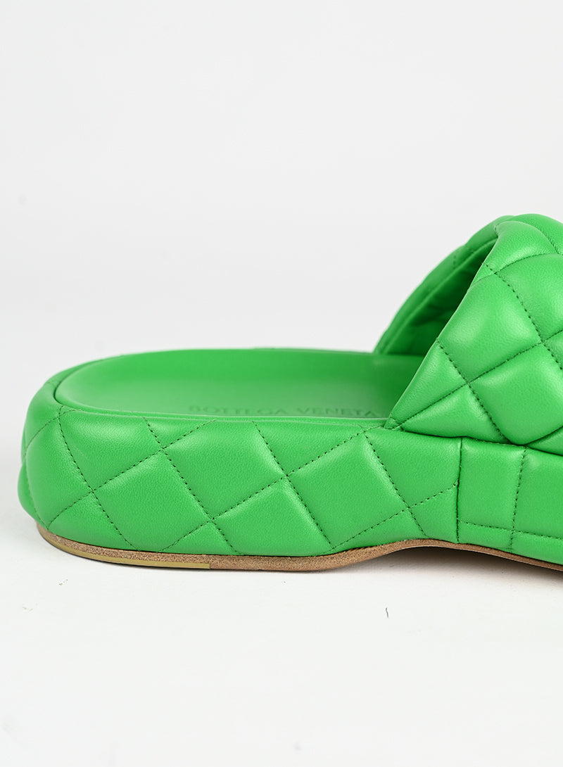 Bottega Veneta Sandali in pelle verde - N. 39