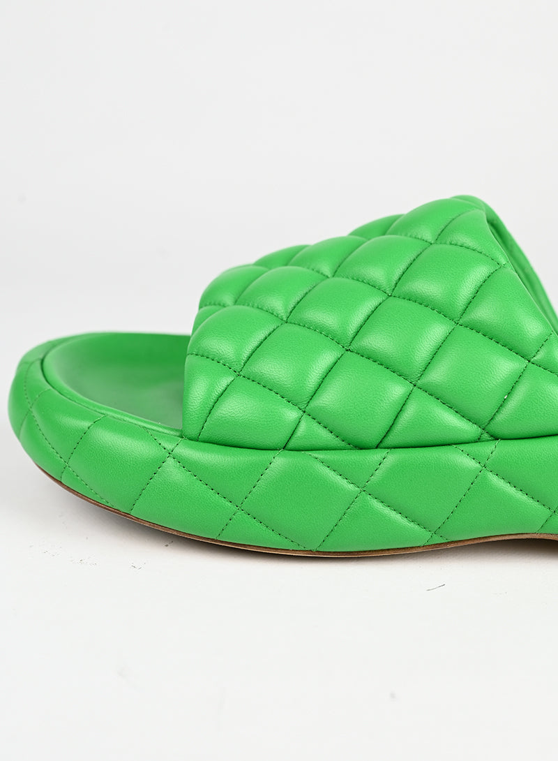 Bottega Veneta Sandali in pelle verde - N. 39