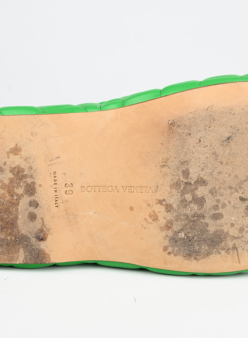Bottega Veneta Sandali in pelle verde - N. 39
