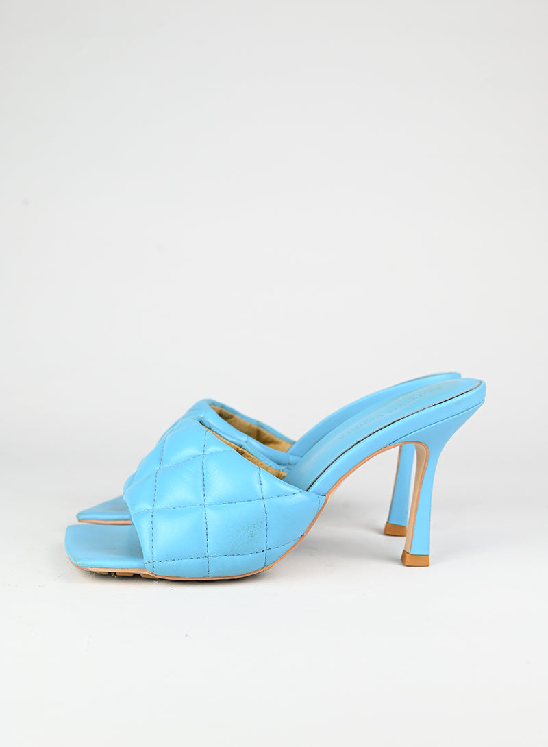Bottega Veneta Mules in pelle celeste - N. 38