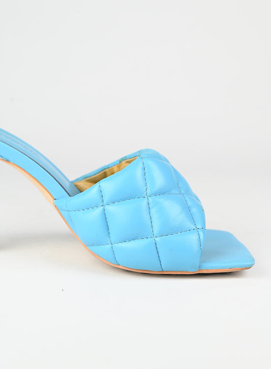 Bottega Veneta Mules in pelle celeste - N. 38