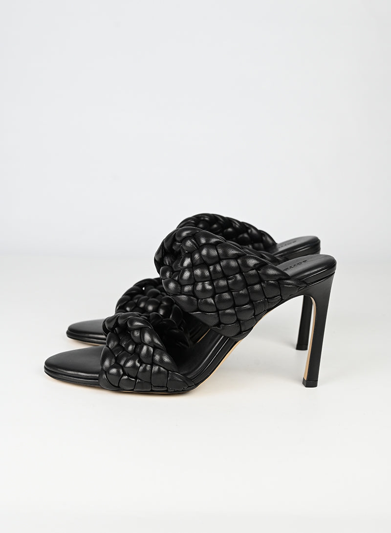 Bottega Veneta Sandali in pelle nera - N. 39