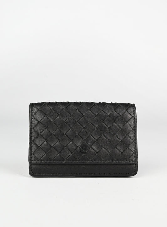 Bottega Veneta Portacarte in pelle nero