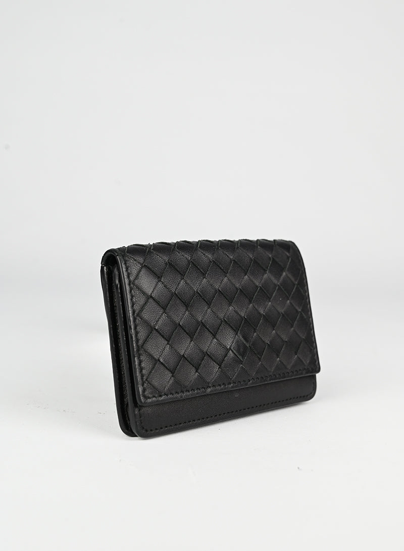 Bottega Veneta Portacarte in pelle nero