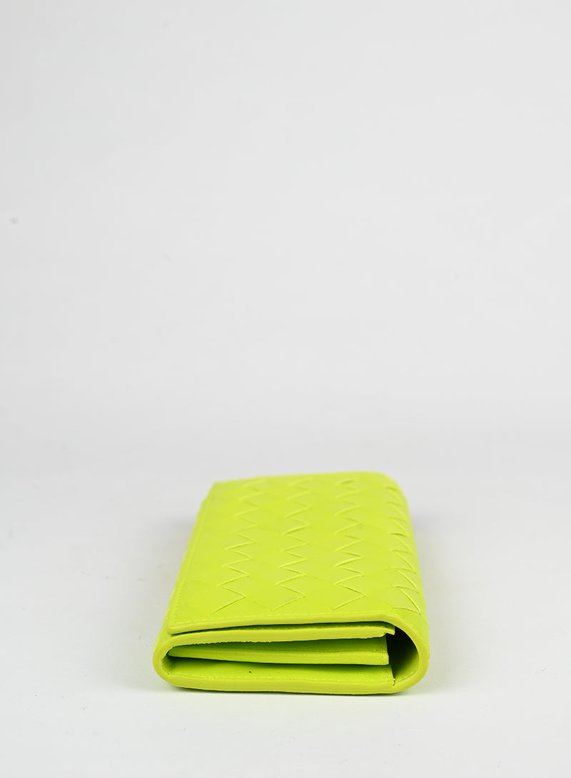 Bottega Veneta Portafogli in pelle verde lime