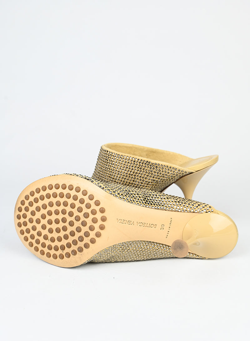 Bottega Veneta Sabot con strass - N. 39
