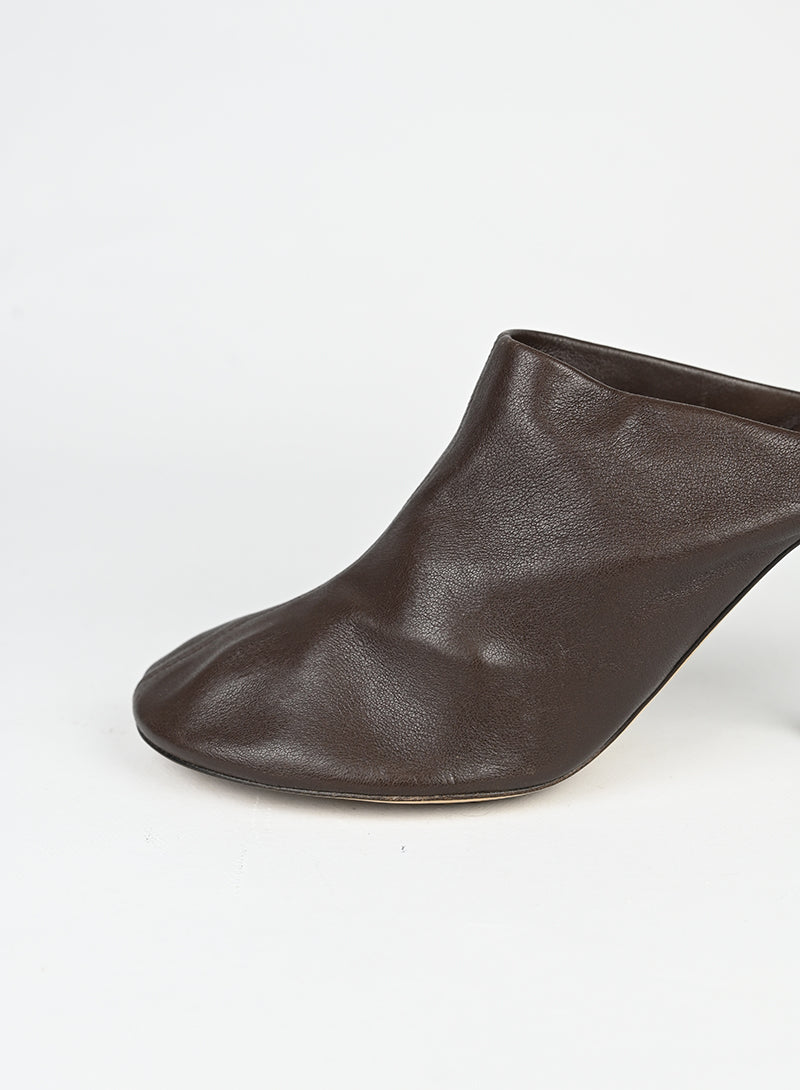 Bottega Veneta sabot in pelle marrone - N. 39