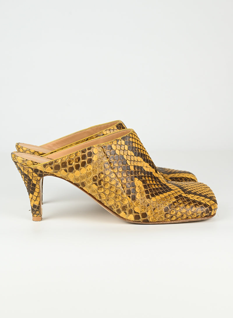 Bottega Veneta Mules pitone - N. 38 ½