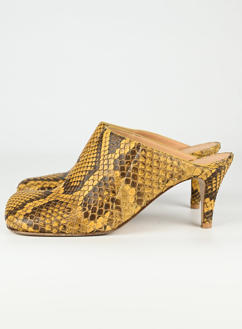 Bottega Veneta Mules pitone - N. 38 ½