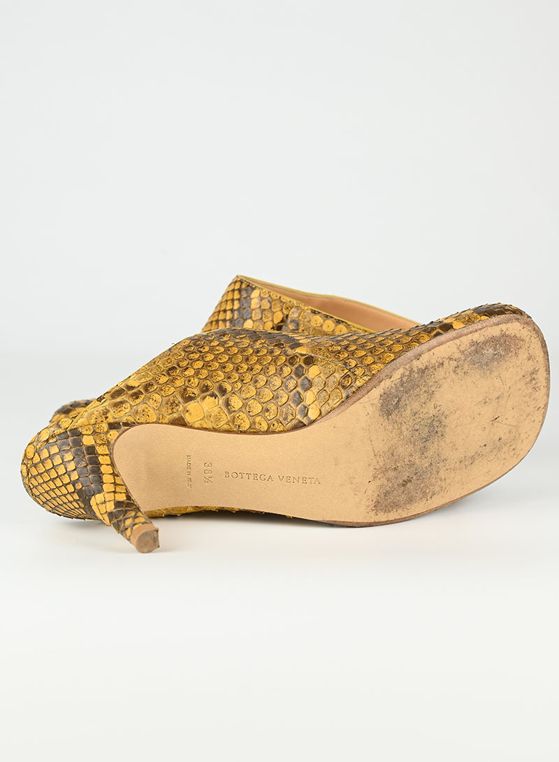 Bottega Veneta Mules pitone - N. 38 ½