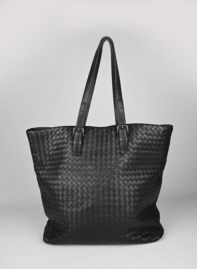 Bottega Veneta Shopper Pelle Testa di Moro