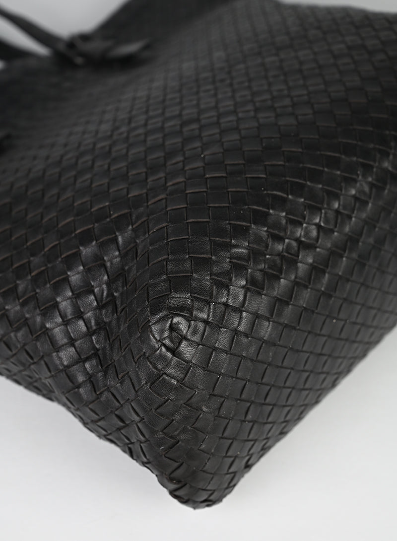 Bottega Veneta Shopper Pelle Testa di Moro