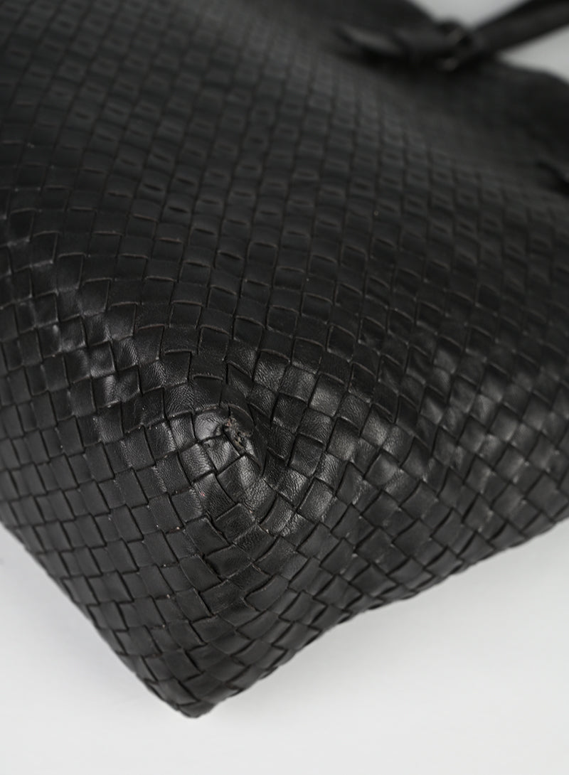 Bottega Veneta Shopper Pelle Testa di Moro