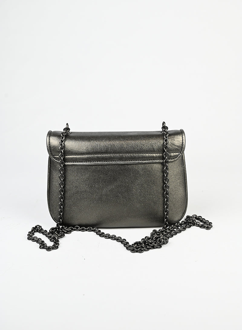 Bottega Veneta Borsa in pelle argento
