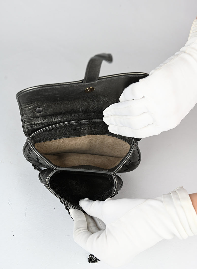 Bottega Veneta Borsa in pelle argento