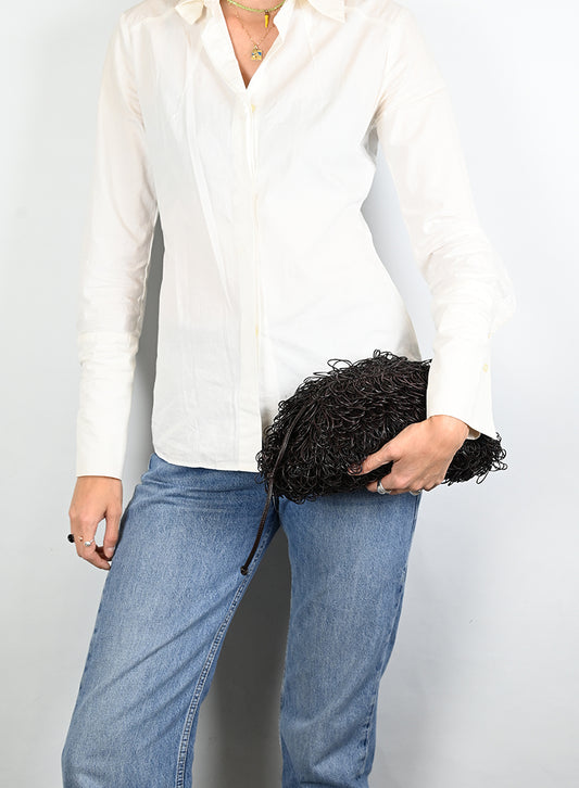 Bottega Veneta Borsa Sponge Pouch marrone