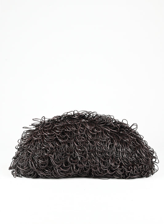 Bottega Veneta Borsa Sponge Pouch marrone