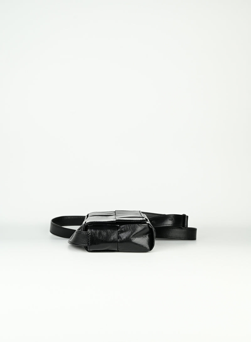 Bottega Veneta Tracolla mini Candy Cassette nera