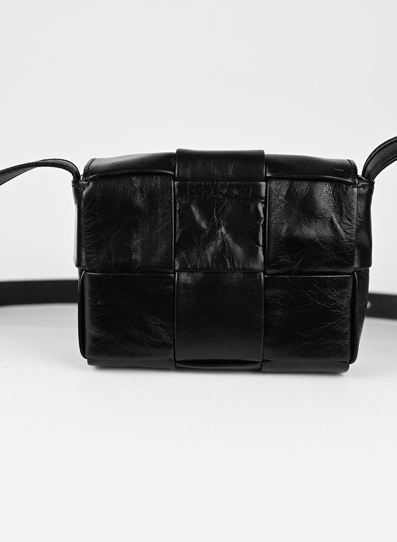 Bottega Veneta Tracolla mini Candy Cassette nera