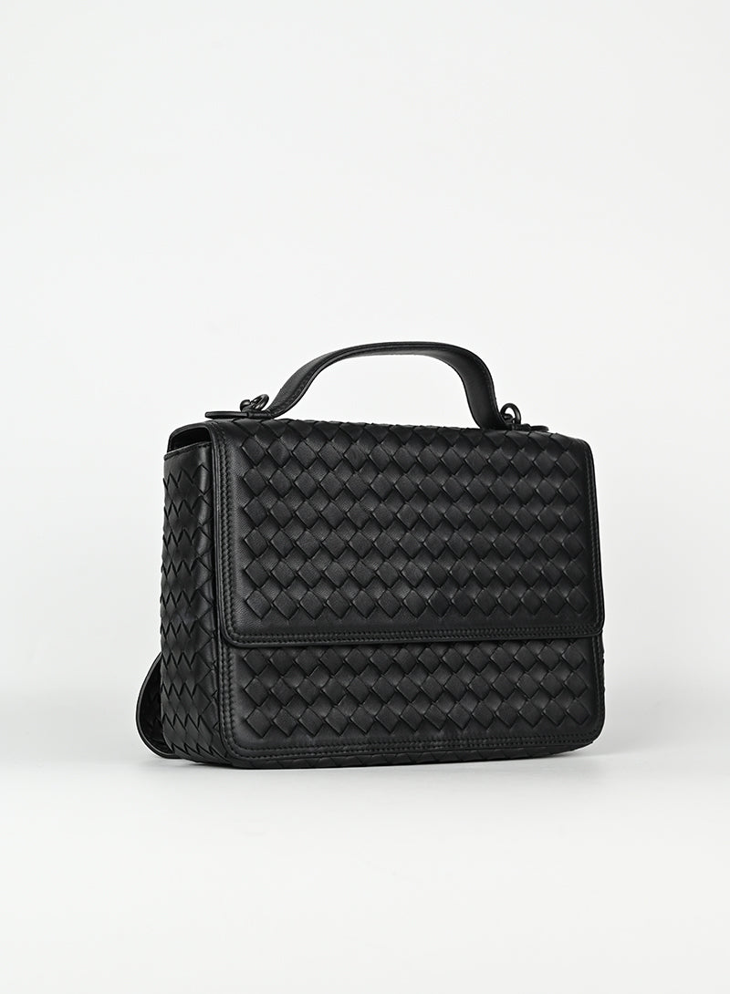 Bottega Beneta Borsa quadrata nera