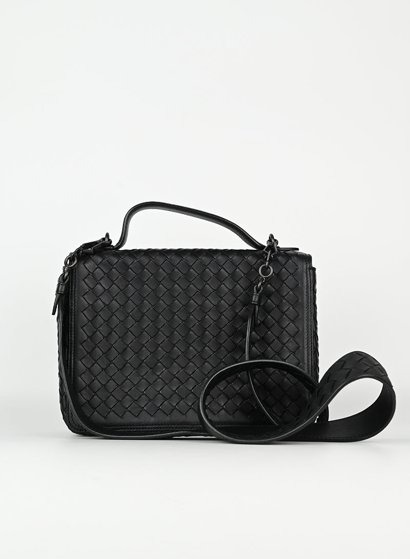 Bottega Beneta Borsa quadrata nera