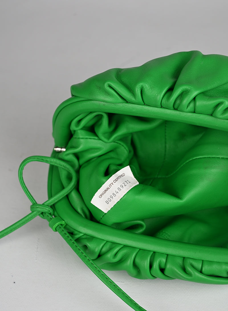 Bottega Veneta Mini Pouch Pelle Verde