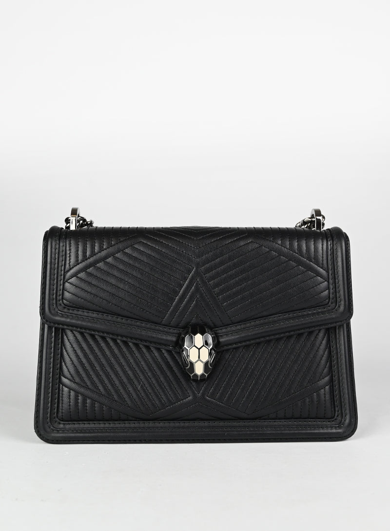Bulgari Borsa Serpenti For Ever nera