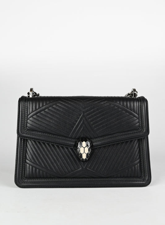 Bulgari Borsa Serpenti For Ever nera