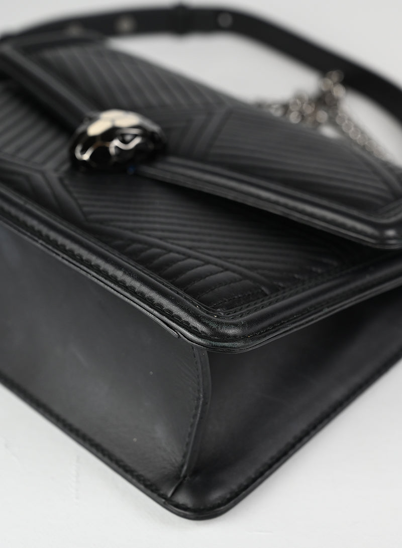 Bulgari Borsa Serpenti For Ever nera