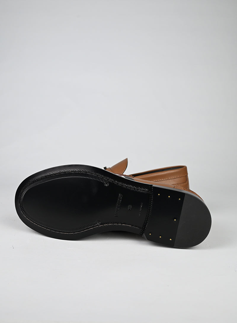 Burberry Mocassini Pelle Nocciola - N. 39
