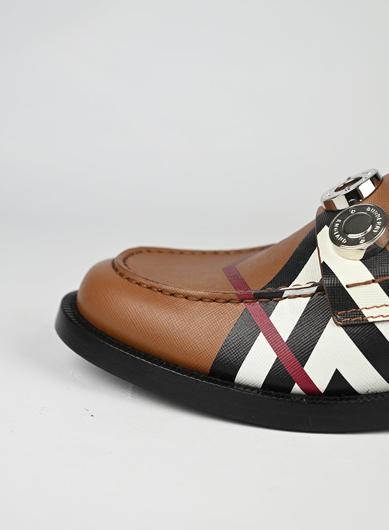 Burberry Mocassini Pelle Nocciola - N. 39