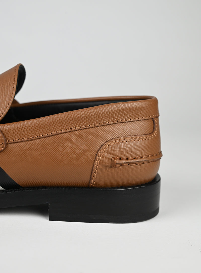 Burberry Mocassini Pelle Nocciola - N. 39