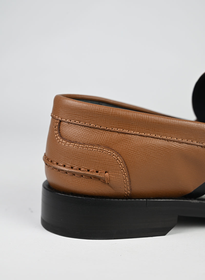 Burberry Mocassini Pelle Nocciola - N. 39
