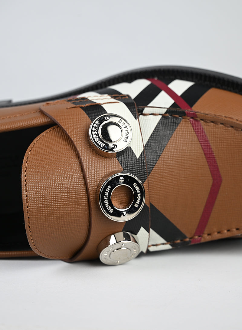 Burberry Mocassini Pelle Nocciola - N. 39