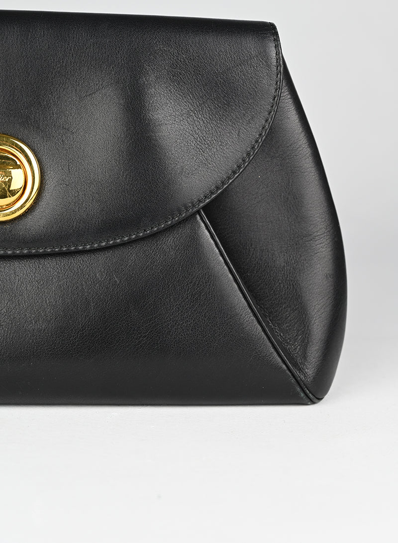 Cartier Pochette in pelle nera