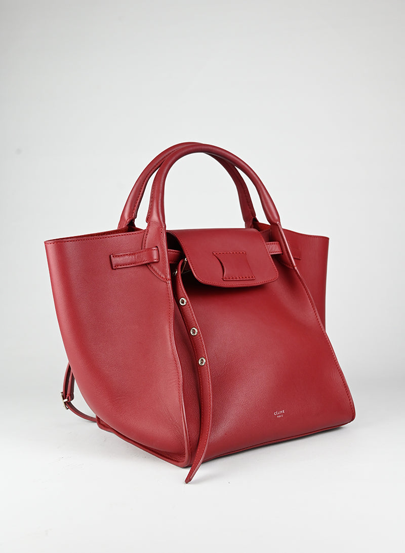 Celine Borsa Shopper in pelle rossa
