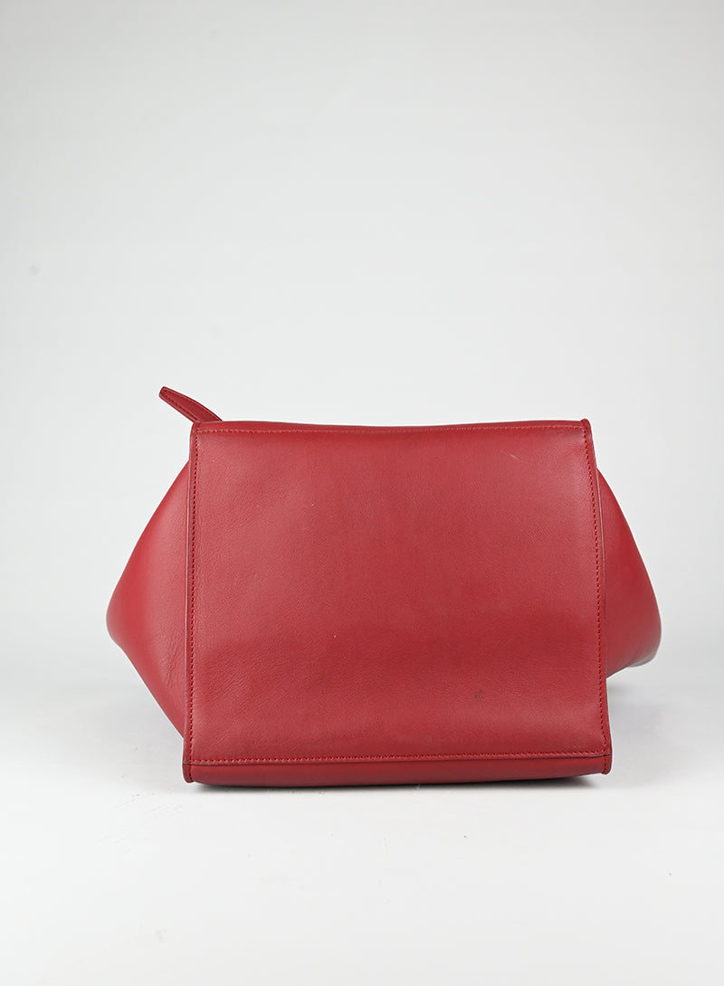 Celine Borsa Shopper in pelle rossa