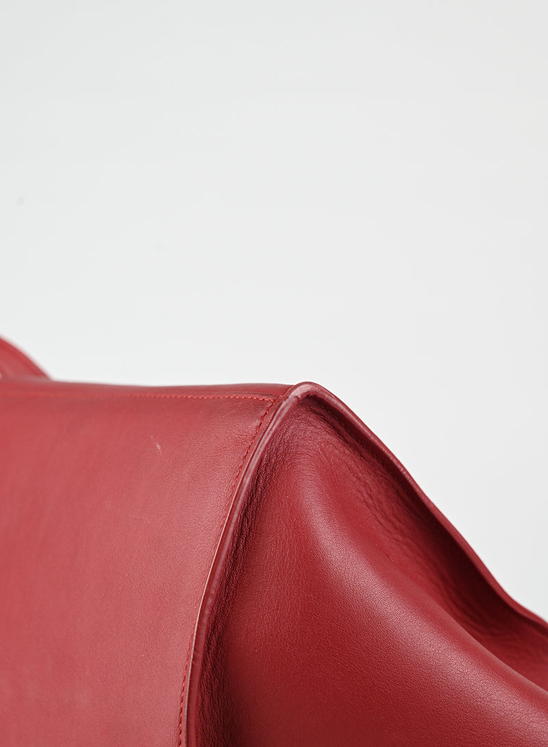 Celine Borsa Shopper in pelle rossa