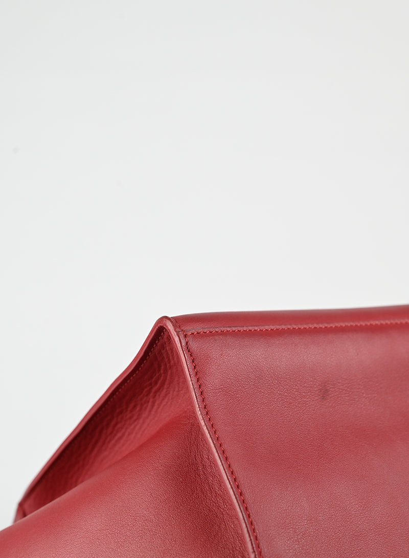 Celine Borsa Shopper in pelle rossa