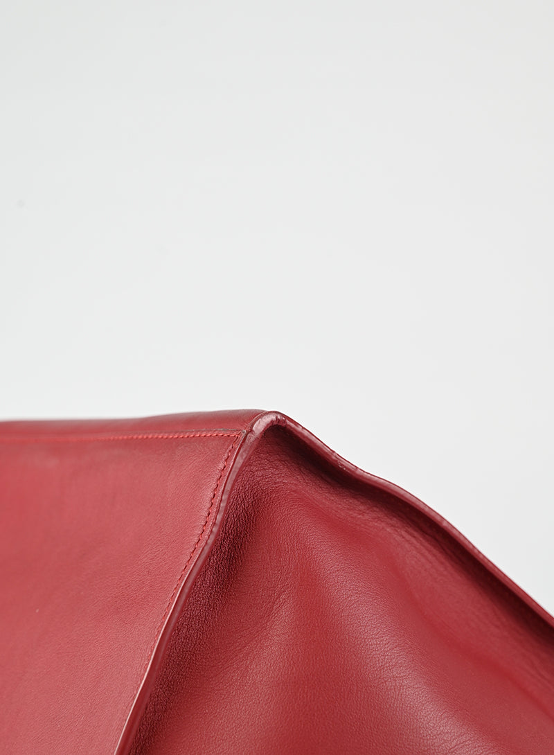 Celine Borsa Shopper in pelle rossa