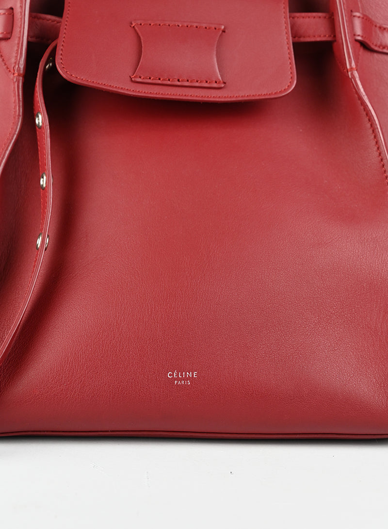 Celine Borsa Shopper in pelle rossa