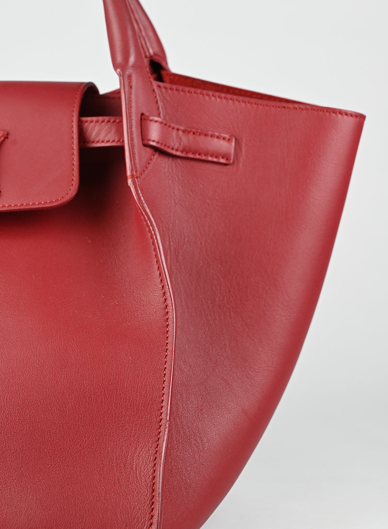 Celine Borsa Shopper in pelle rossa