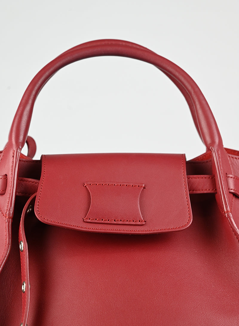 Celine Borsa Shopper in pelle rossa