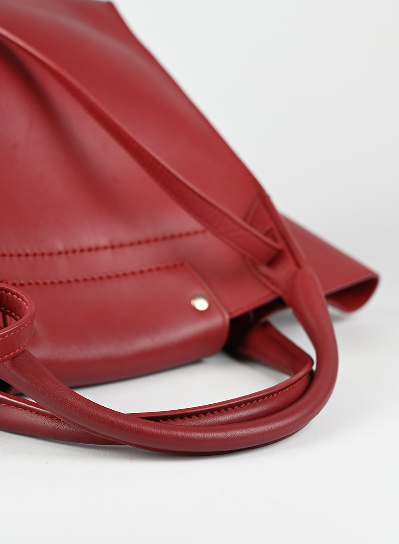 Celine Borsa Shopper in pelle rossa