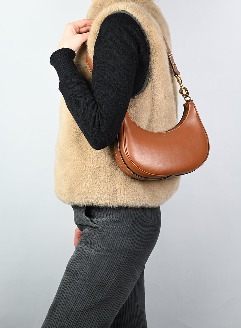 Celine Borsa Ava in pelle Cognac