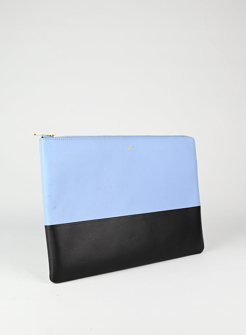 Celine Pochette in pelle bicolor