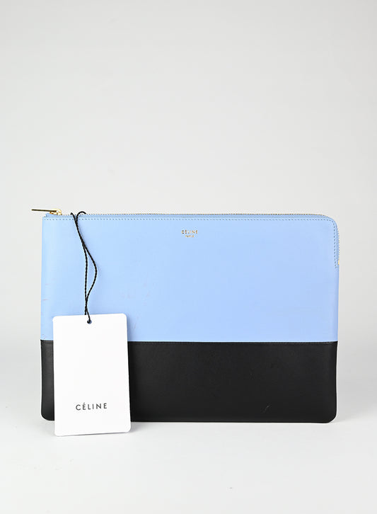 Celine Pochette in pelle bicolor