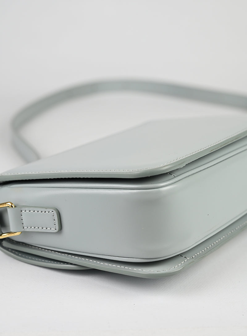 Celine Borsa Triomphe in pelle azzurra