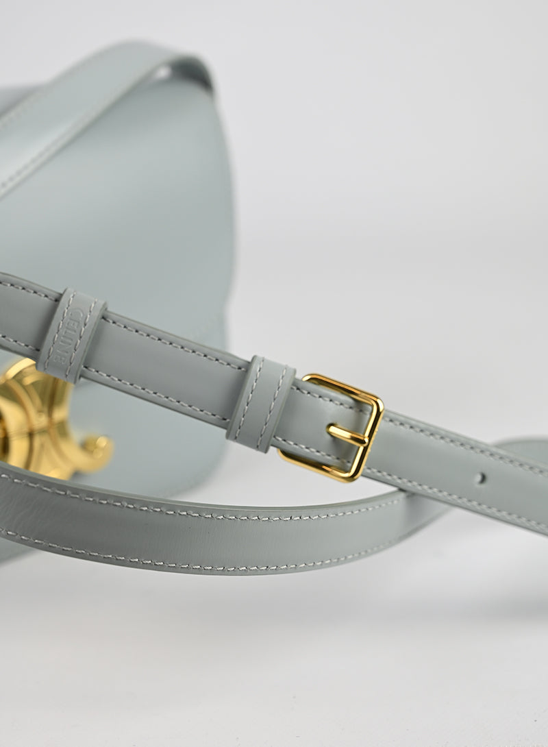 Celine Borsa Triomphe in pelle azzurra